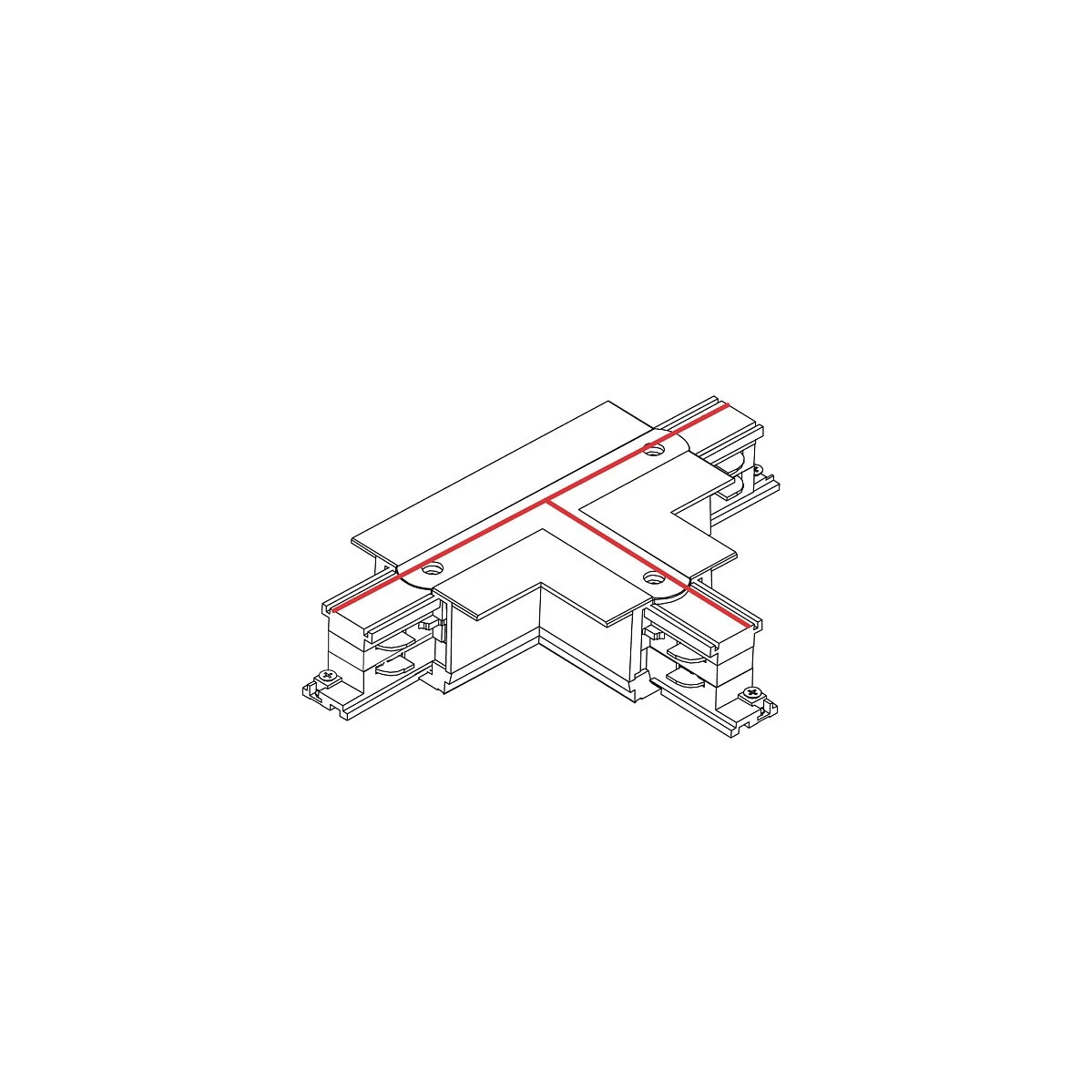 CTLS RECESSED POWER T CONNECTOR LEFT 1 T-L1 - Nowodvorski – zdjęcie 3