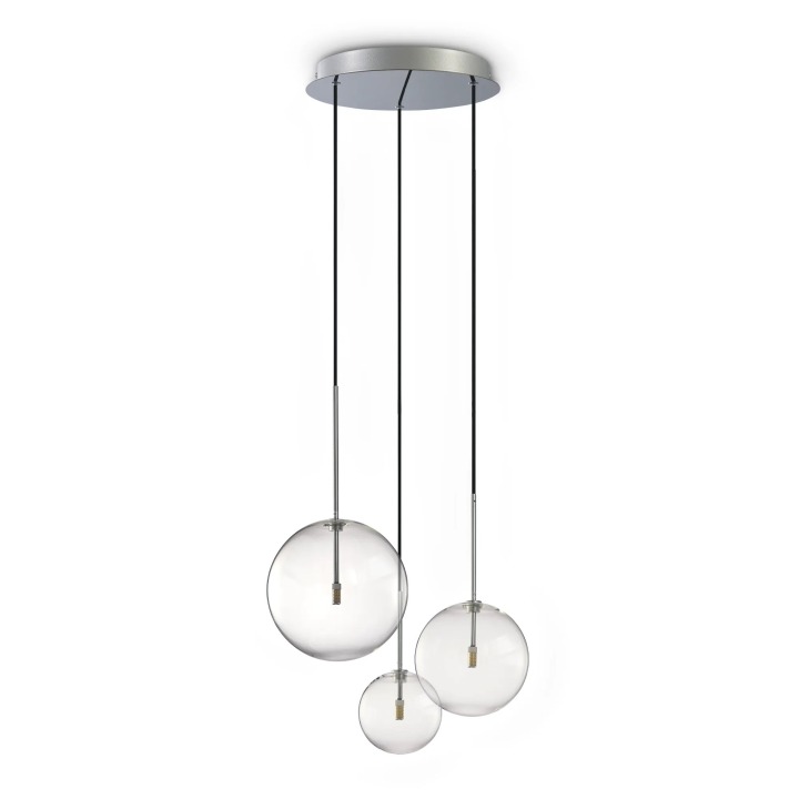 Equinoxe SP3 - Ideal Lux - lampa wisząca – kolor Chrom (nr kat. 339696)