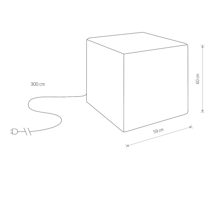 Lampa przenośna CUMULUS CUBE L - Nowodvorski – zdjęcie 4