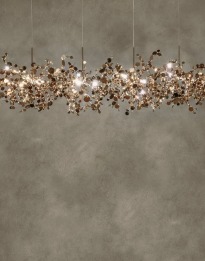 Argent 4 Linear - Terzani - lampa wisząca – kolor Różowe złoto (sunset rose) (nr kat. 0N92SA8C8F)