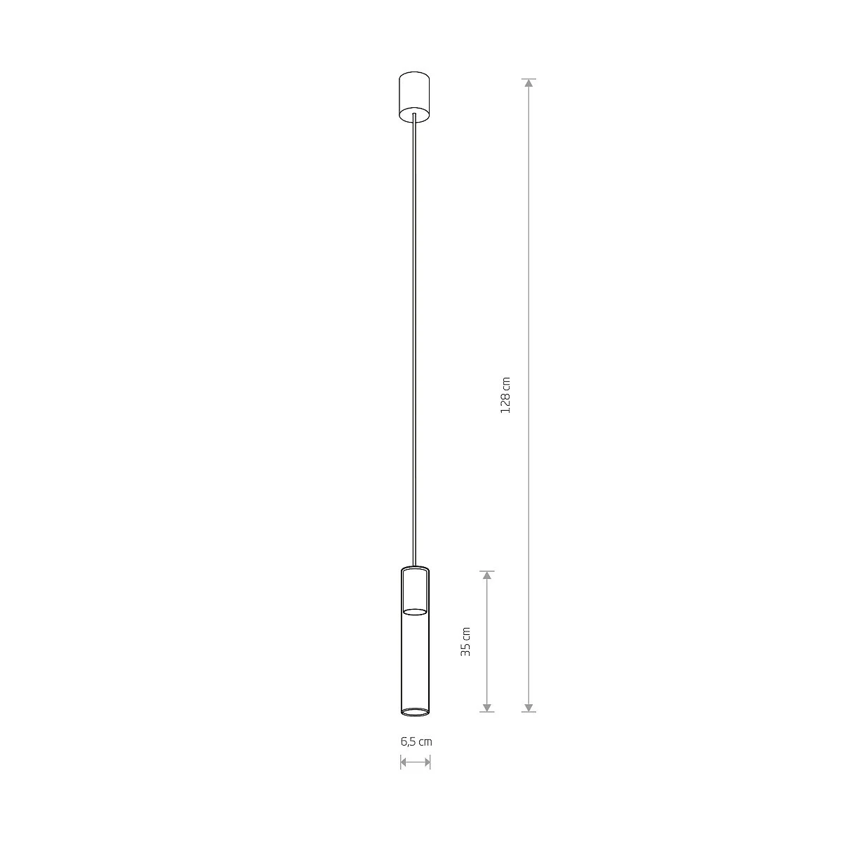 Lampa wisząca CYLINDER L - Nowodvorski – zdjęcie 5