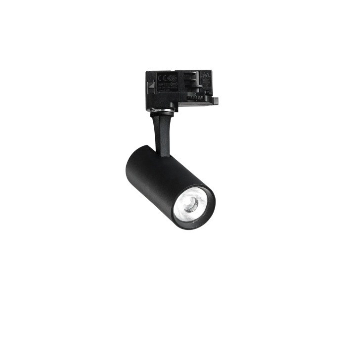 Fox Tr 3-PHASE 08W CRI80 3000K On-off - Ideal Lux - oprawa szynowa – kolor Czarny (nr kat. 250403)