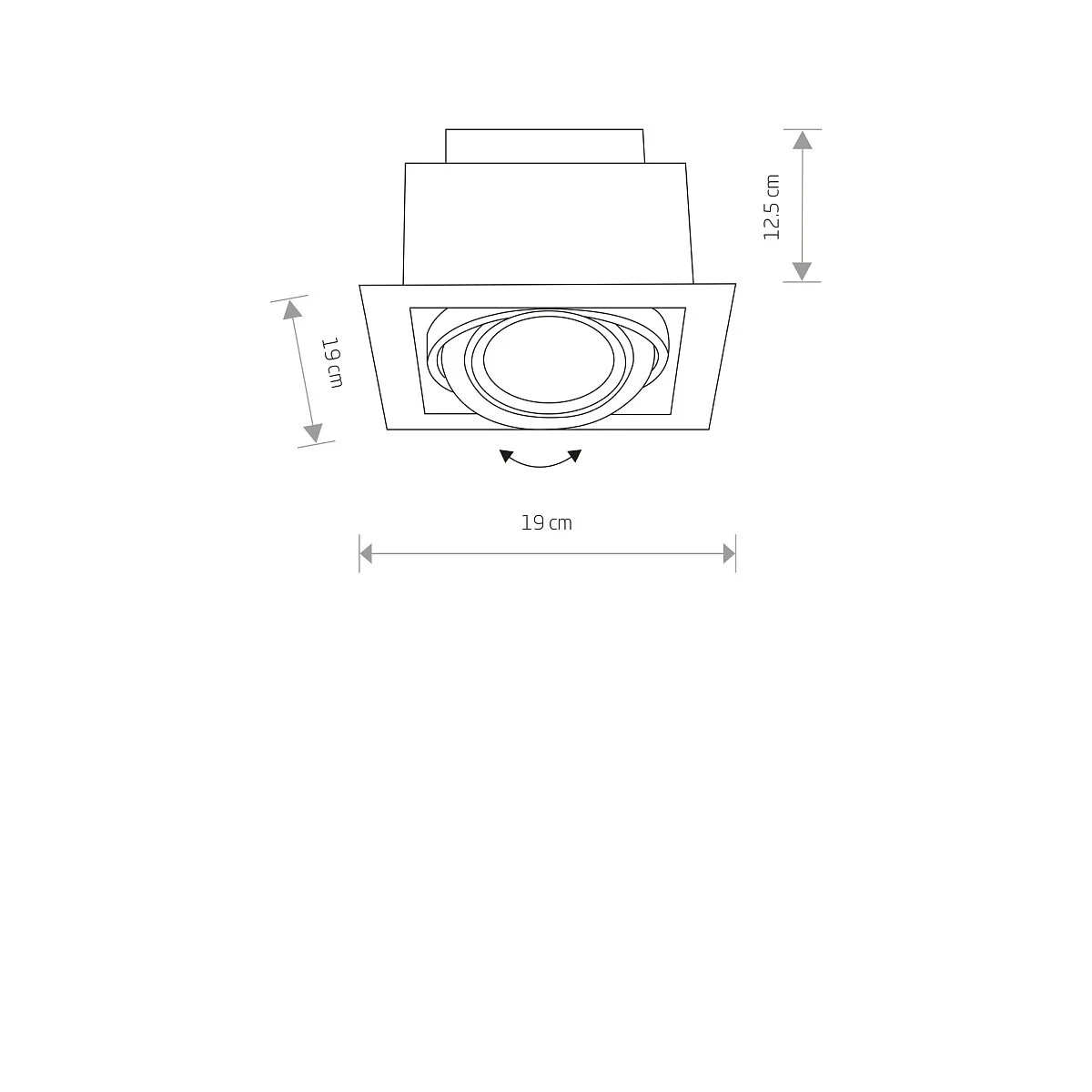 Lampa punktowa podtynkowa DOWNLIGHT I - Nowodvorski – zdjęcie 3