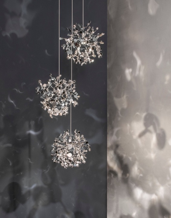 Argent Mon Bijou 3 - Terzani - lampa wisząca – kolor Stal nierdzewna (nr kat. 0S03SE8H9FT)