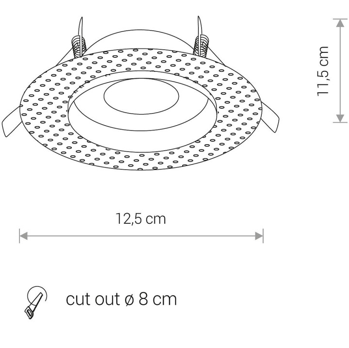 Lampa punktowa podtynkowa ECHO - Nowodvorski – zdjęcie 6