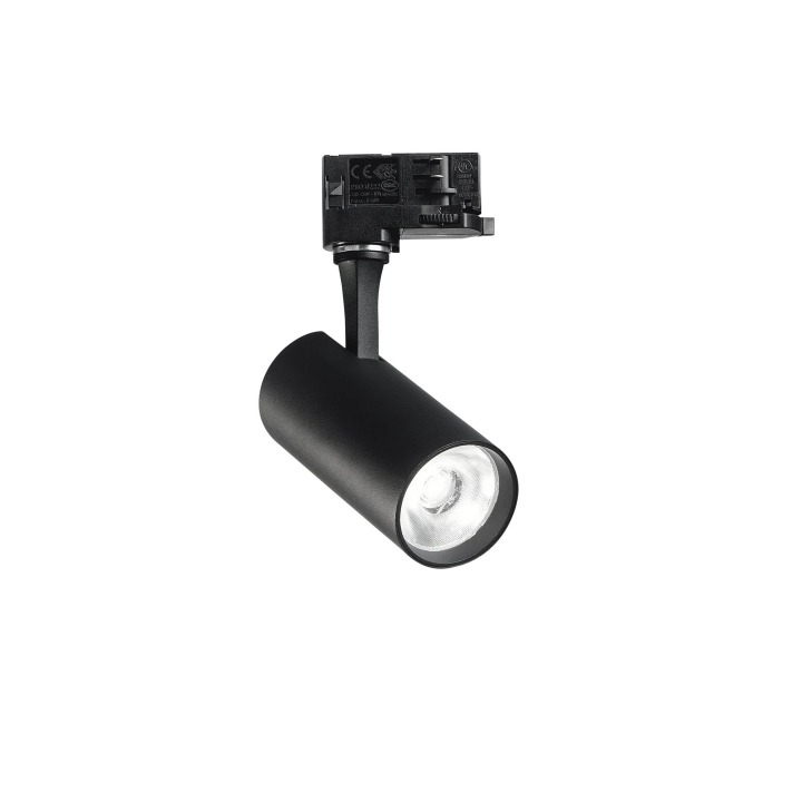 Fox Tr 3-PHASE 15W CRI80 4000K On-off - Ideal Lux - oprawa szynowa – kolor Czarny (nr kat. 267777)