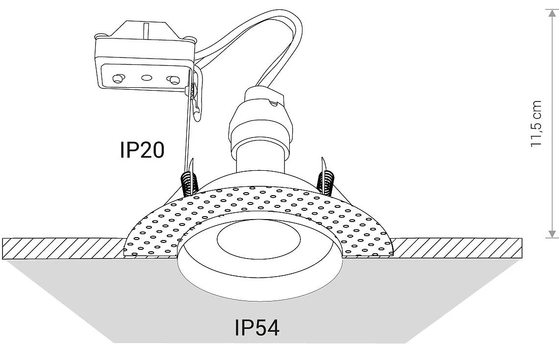 Lampa punktowa podtynkowa ECHO - Nowodvorski – zdjęcie 7