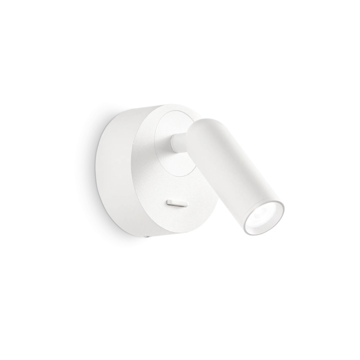 Bean AP Round - Ideal Lux - kinkiet – kolor Biały (nr kat. 260600)