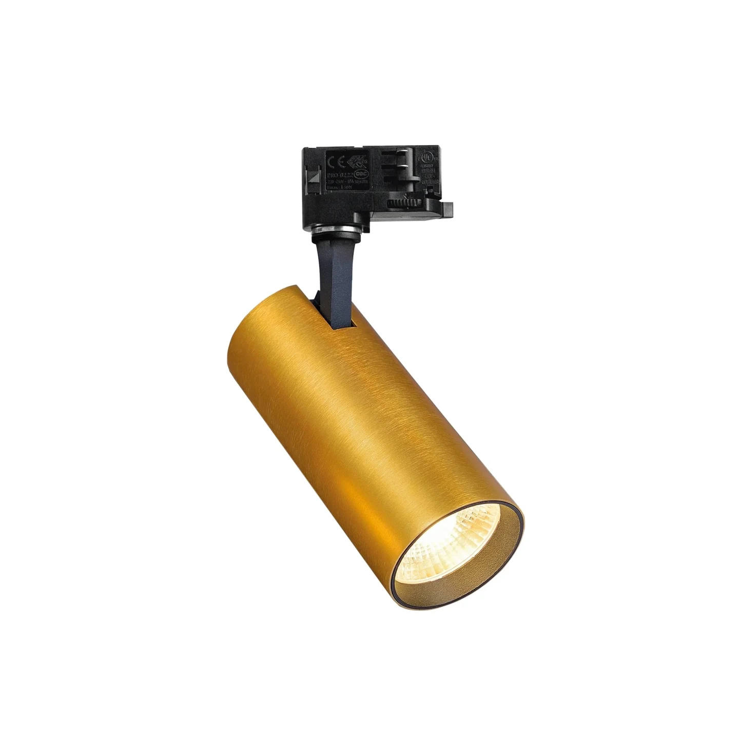 Fox Tr 3-PHASE 25W CRI80 3000K On-off - Ideal Lux - oprawa szynowa – kolor Mosiądz (nr kat. 283944)