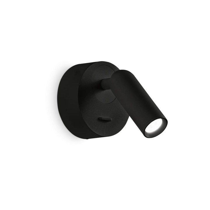 Bean AP Round - Ideal Lux - kinkiet – kolor Czarny (nr kat. 260617)