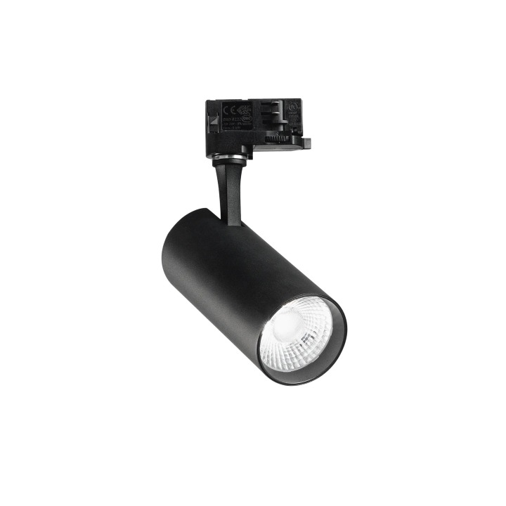 Fox Tr 3-PHASE 25W CRI90 3000K On-off - Ideal Lux - oprawa szynowa – kolor Czarny (nr kat. 285399)