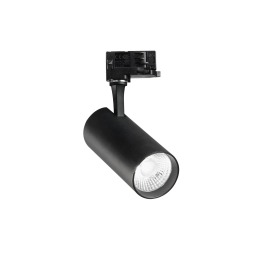 Fox Tr 3-PHASE 25W CRI90 4000K On-off - Ideal Lux - oprawa szynowa – kolor Czarny (nr kat. 322377)