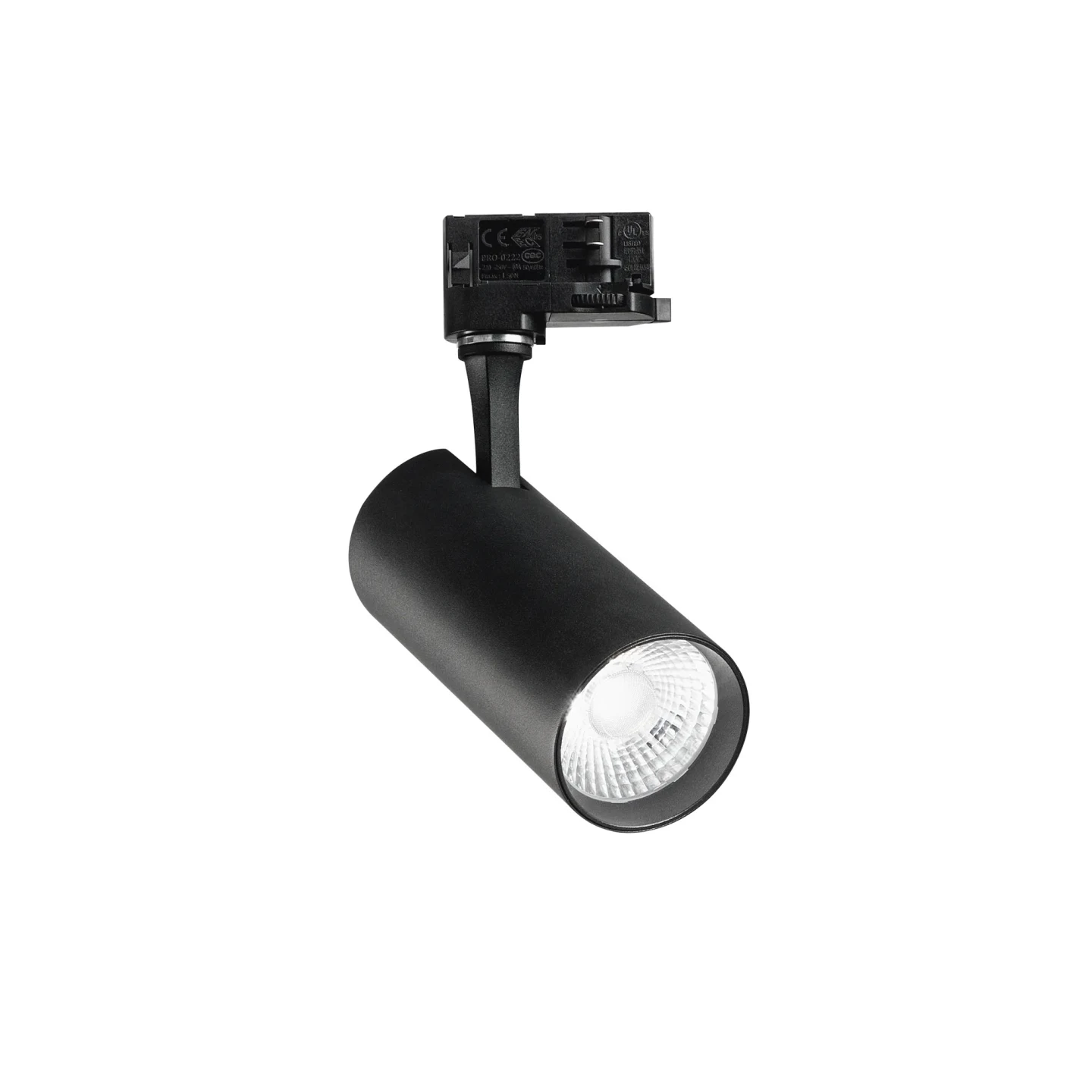 Fox Tr 3-PHASE 25W CRI90 4000K On-off - Ideal Lux - oprawa szynowa – kolor Czarny (nr kat. 322377)