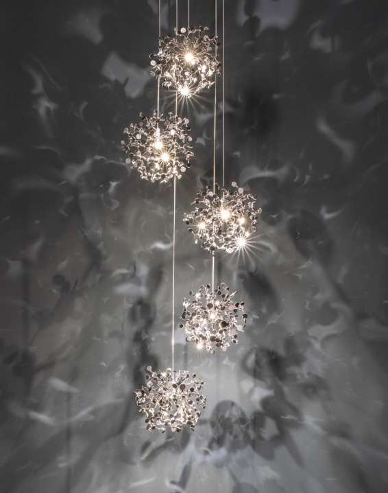 Argent Mon Bijou 5 - Terzani - lampa wisząca – kolor Stal nierdzewna (nr kat. 0S05SE8H9FT)