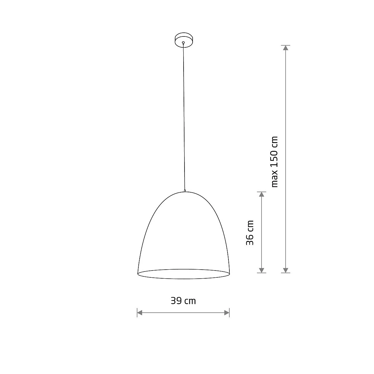 Lampa wisząca EGG M - Nowodvorski – zdjęcie 3