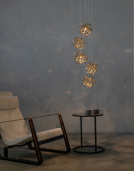 Argent Mon Bijou 5 - Terzani - lampa wisząca – kolor Szampański (nr kat. 0S05SE8Q1FT)