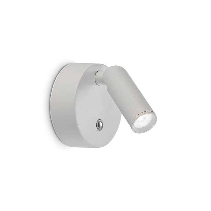 Bean AP Round Rechargeable - Ideal Lux - kinkiet – kolor Biały (nr kat. 350233)