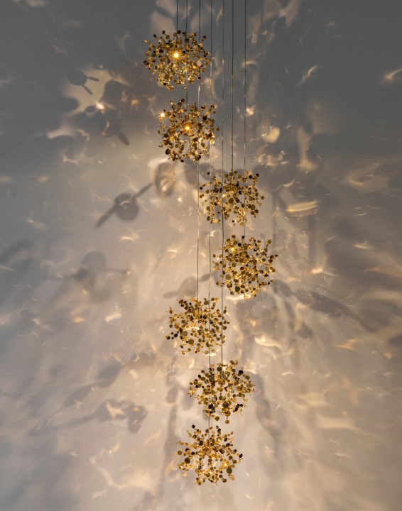 Argent Mon Bijou 7 - Terzani - lampa wisząca – kolor Złoty (nr kat. 0S07SE8P7FT)