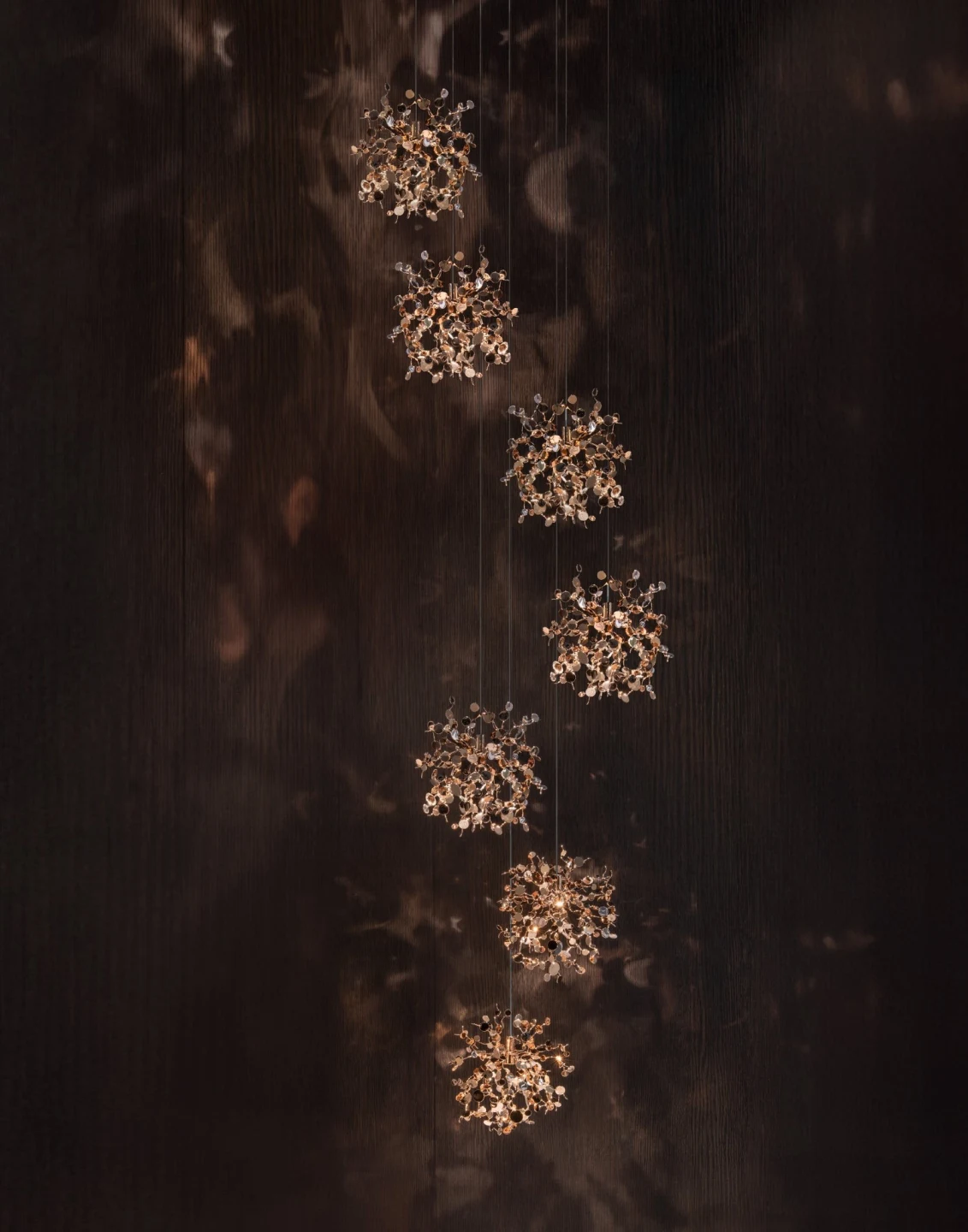 Argent Mon Bijou 7 - Terzani - lampa wisząca – kolor Różowe złoto (sunset rose) (nr kat. 0S07SE8A8FT)