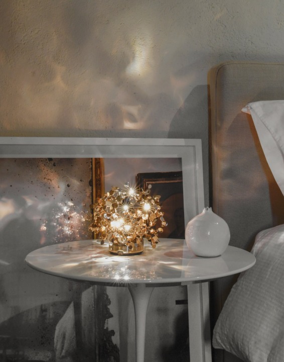 Argent Mon Bijou Portable - Terzani - lampa stołowa – kolor Złoty (nr kat. 0N88BP7C8H)