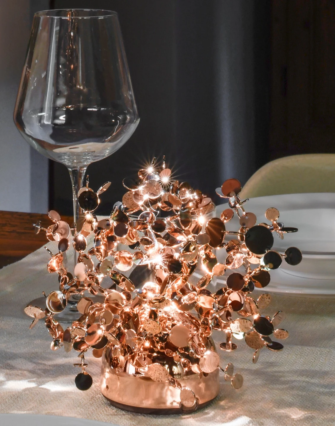 Argent Mon Bijou Portable - Terzani - lampa stołowa – kolor Różowe złoto (sunset rose) (nr kat. 0N88BA8C8H)