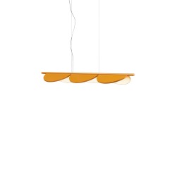 Almendra Linear Suspension 3 - Flos - lampa wisząca – kolor Ochra (nr kat. F0420027)