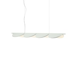 Almendra Linear Suspension 4 - Flos - lampa wisząca – kolor Złamana biel (nr kat. F0422009)
