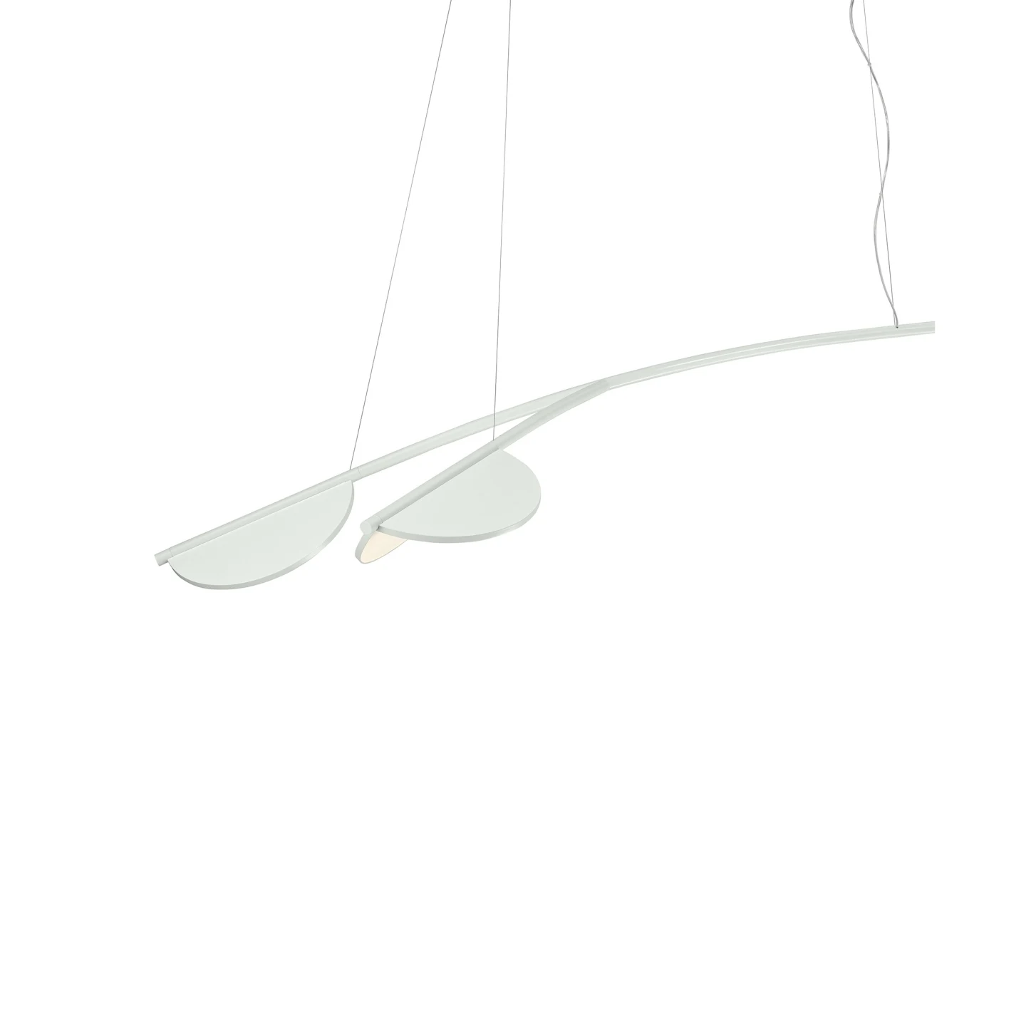 Almendra Organic Suspension Long 2 - Flos - lampa wisząca – kolor Złamana biel (nr kat. F0438009)
