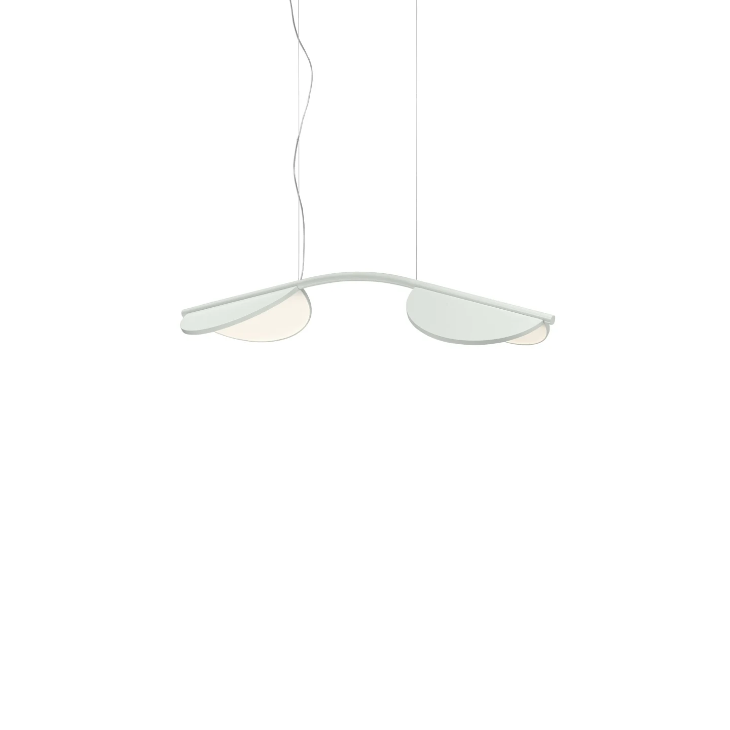 Almendra Arch Suspension Short 2 - Flos - lampa wisząca – kolor Złamana biel (nr kat. F0448009)