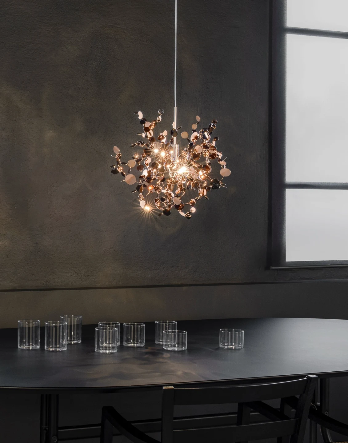 Argent - Terzani - lampa wisząca – kolor Różowe złoto (sunset rose) (nr kat. 0N90SA8C8F)