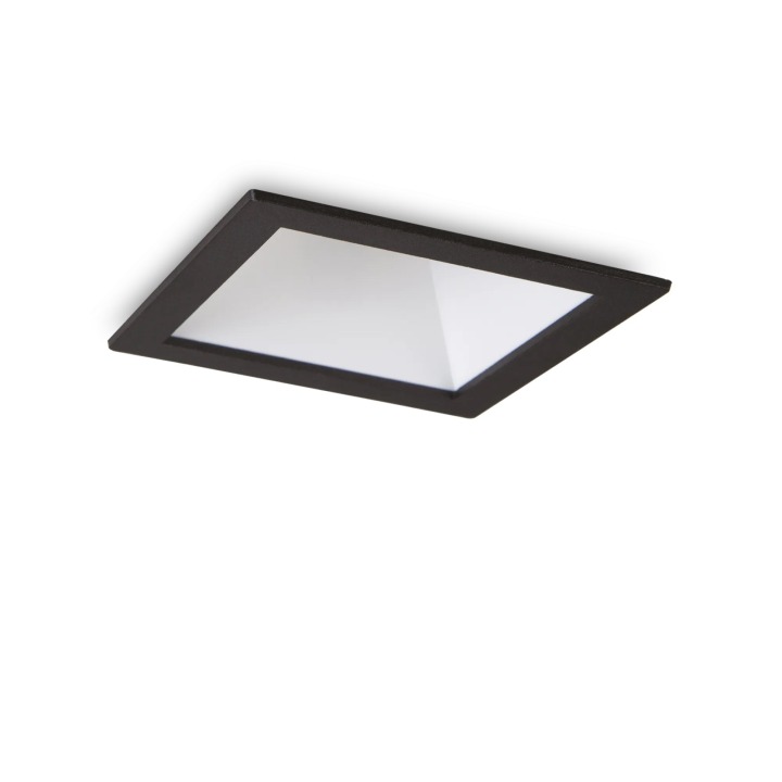 Game Trim Square 11W 3000K Bi - Ideal Lux - oprawa wpuszczana – kolor Czarny/biały (nr kat. 192406)