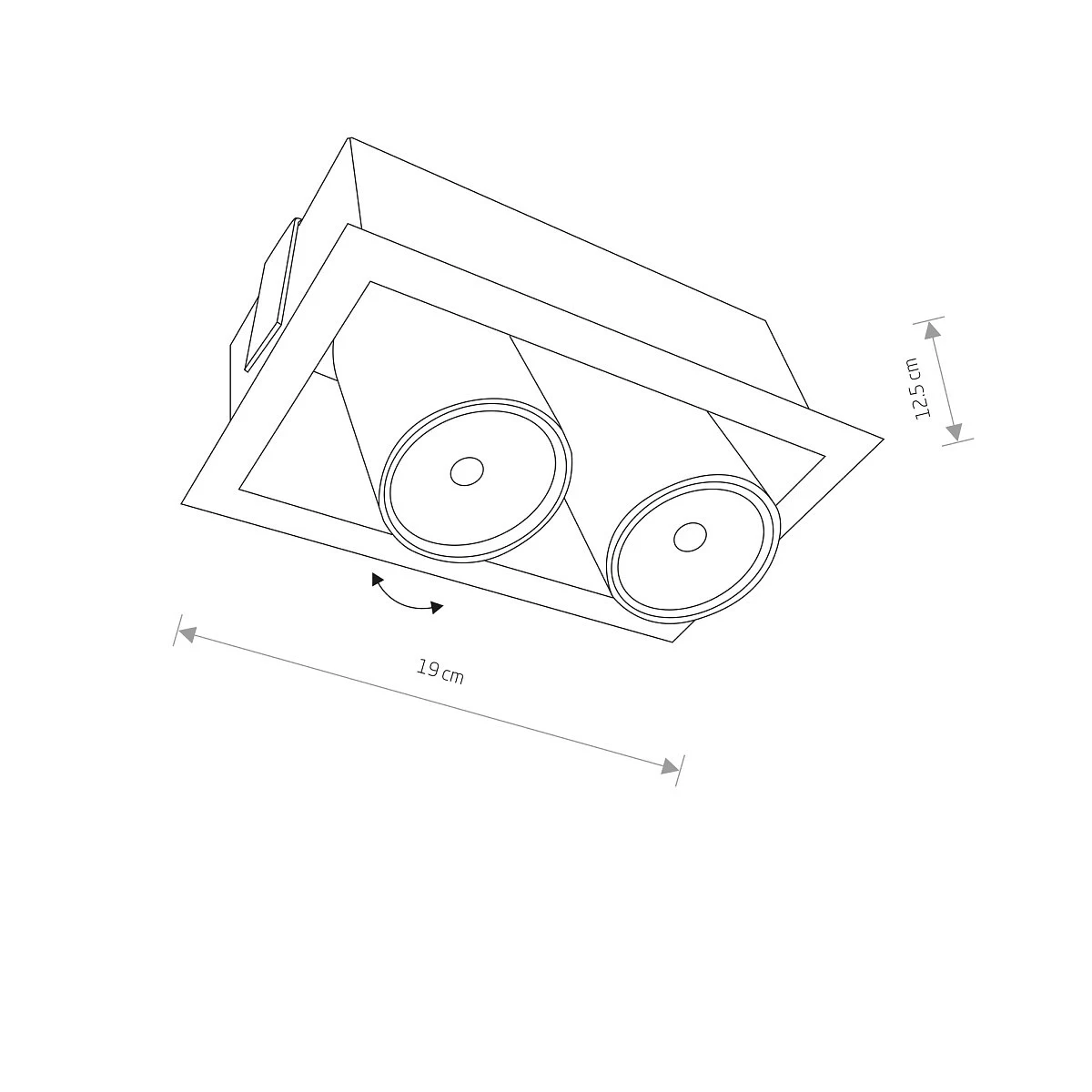 Lampa punktowa podtynkowa EYE MOD II - Nowodvorski – zdjęcie 3