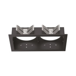 Bento Cornice Rettangolare Doppia - Ideal Lux - akcesoria techniczne – kolor Czarny (nr kat. 280233)