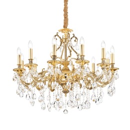Gioconda SP12 - Ideal Lux - lampa wisząca – kolor Złoty (nr kat. 164960)
