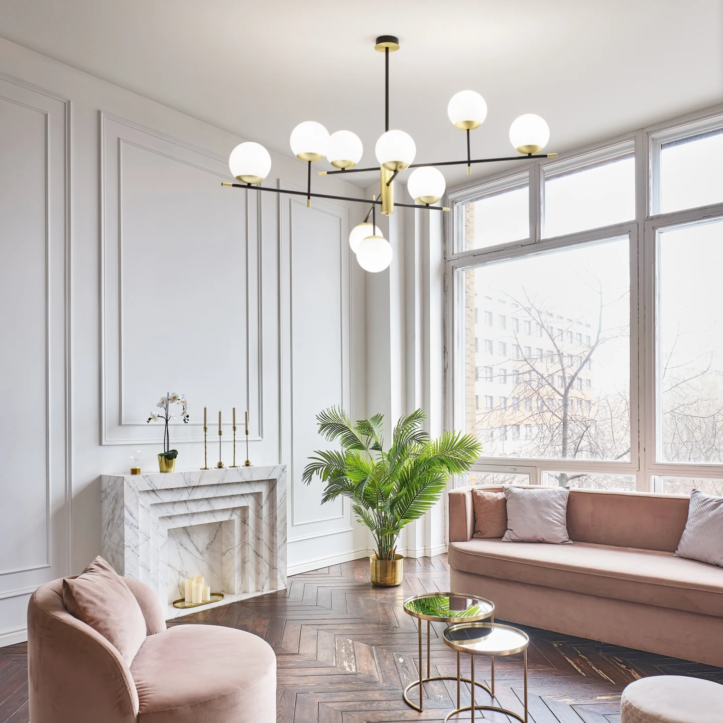 Gourmet PL9 - Ideal Lux - plafon – zdjęcie 2