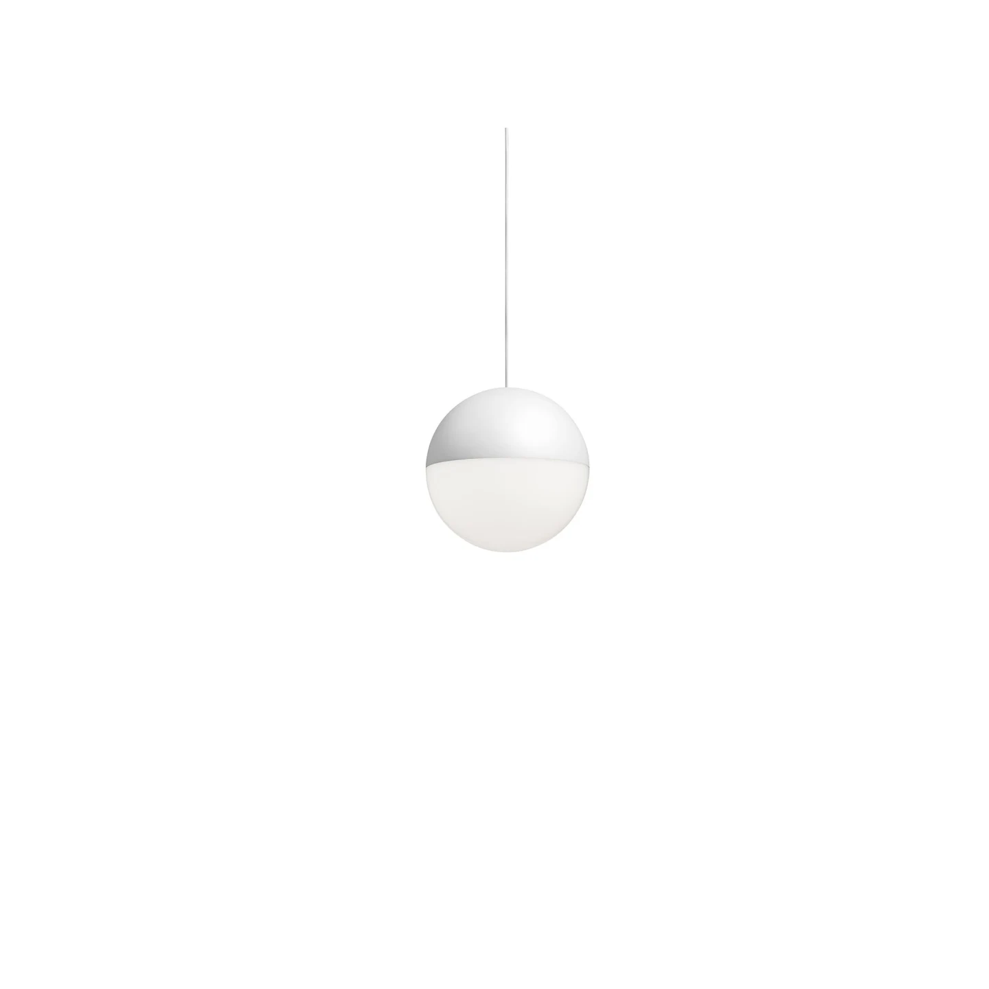 String Light - Sphere head - 12mt cable - CASAMBI Ready - Flos - lampa wisząca – kolor Biały (nr kat. F6488009)