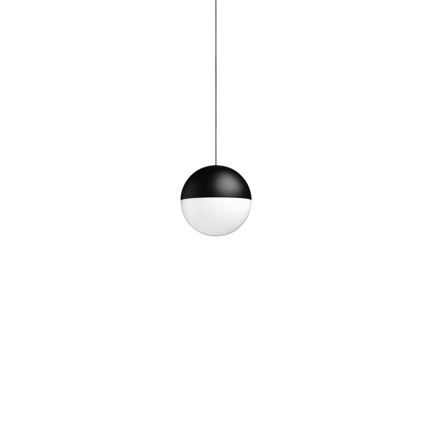 String Light - Sphere head - 22mt cable - Flos - lampa wisząca – kolor Czarny (nr kat. F6496030)