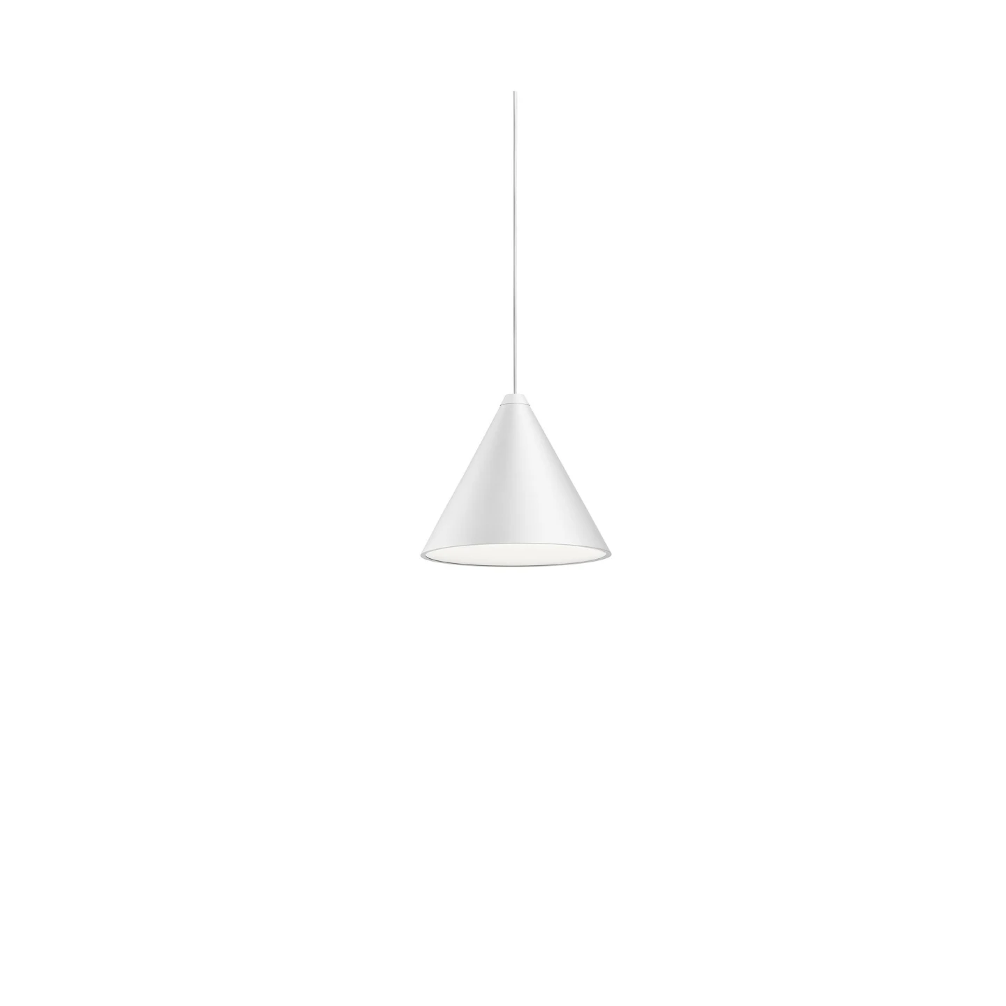 String Light - Cone head - 22mt cable - Flos - lampa wisząca – kolor Biały (nr kat. F6497009)
