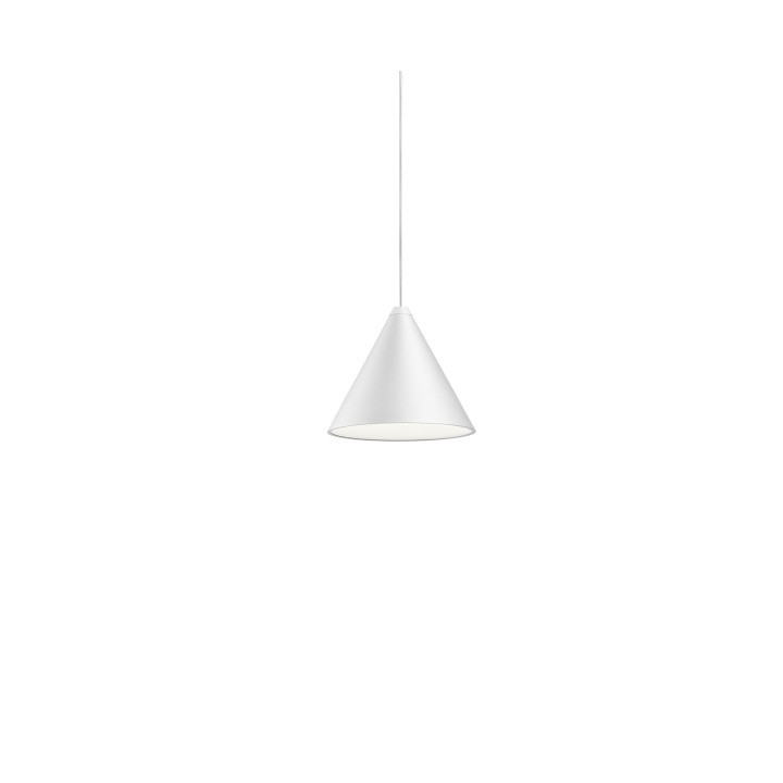 String Light - Cone head - 22mt cable - CASAMBI Ready - Flos - lampa wisząca – kolor Biały (nr kat. F6499009)