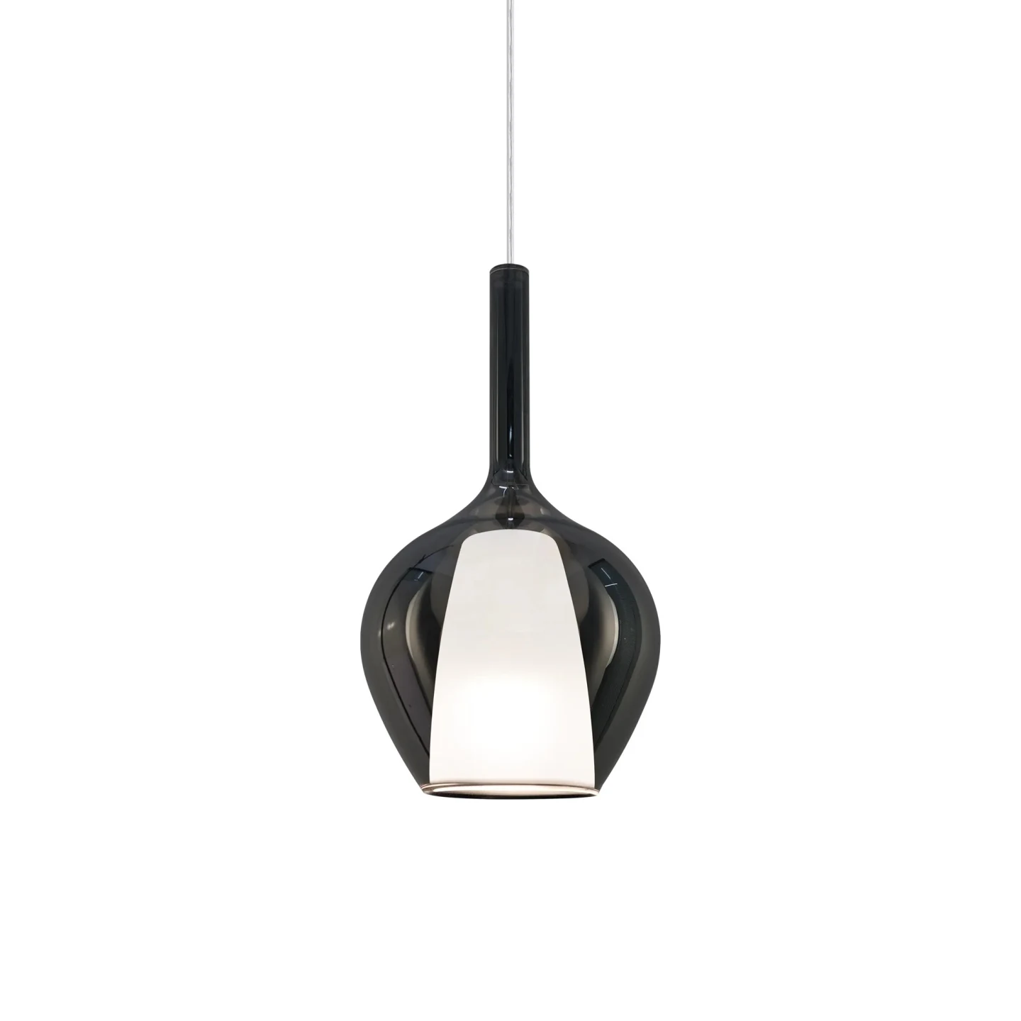 Kalique SP1-1 D18 - Ideal Lux - lampa wisząca – kolor Dymny (nr kat. 359861)