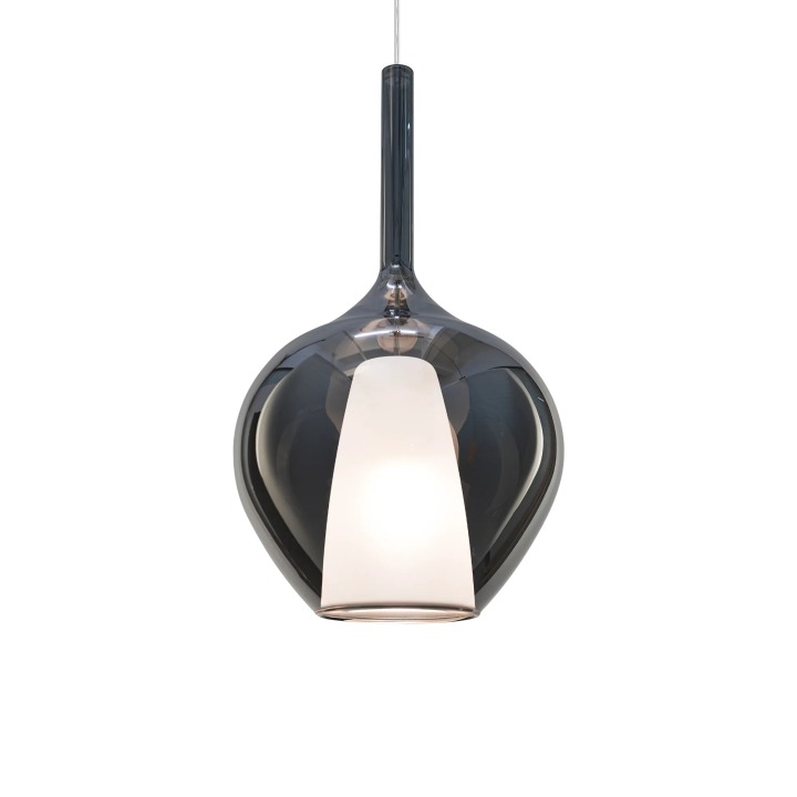 Kalique SP1-1 D28 - Ideal Lux - lampa wisząca – kolor Dymny (nr kat. 359465)