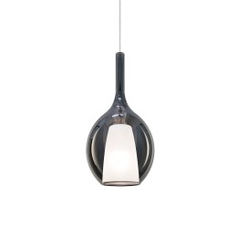 Kalique SP1-2 D18 - Ideal Lux - lampa wisząca – kolor Dymny (nr kat. 359984)