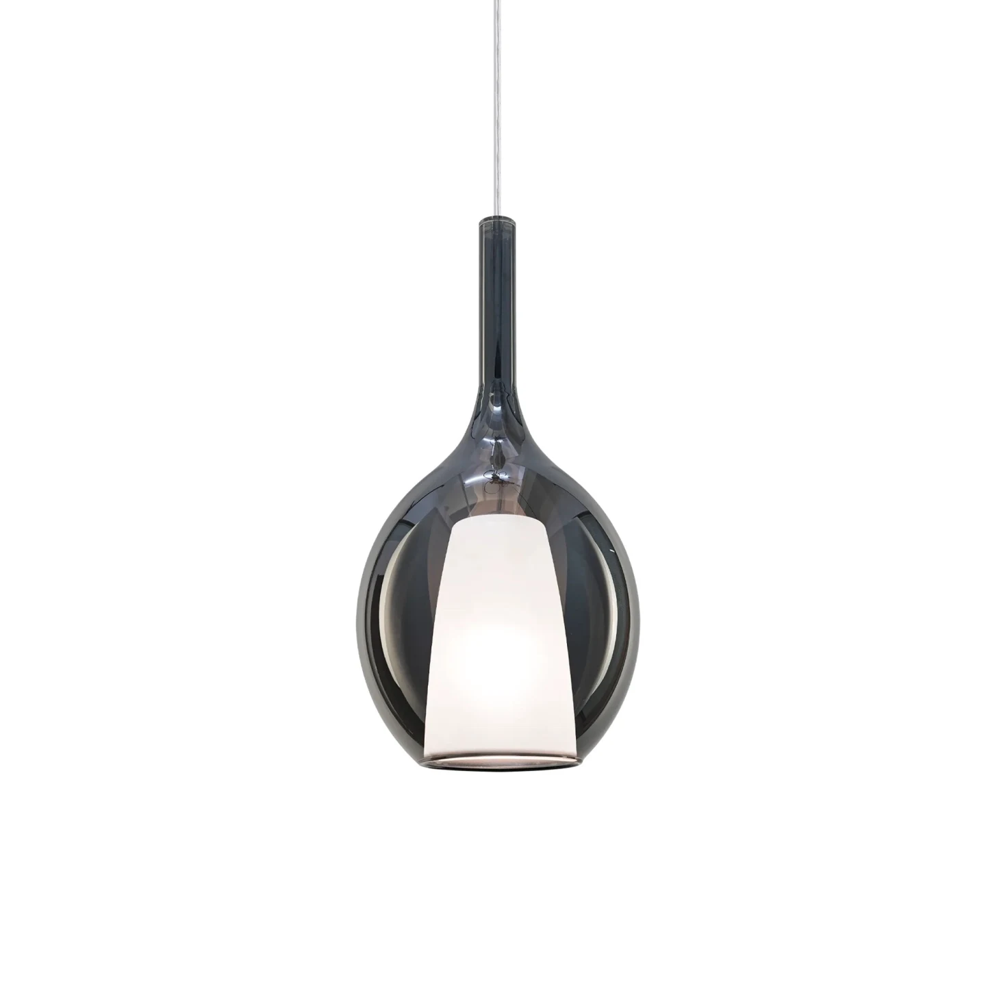 Kalique SP1-2 D18 - Ideal Lux - lampa wisząca – kolor Dymny (nr kat. 359984)