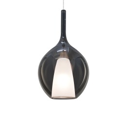 Kalique SP1-2 D28 - Ideal Lux - lampa wisząca – kolor Dymny (nr kat. 359618)
