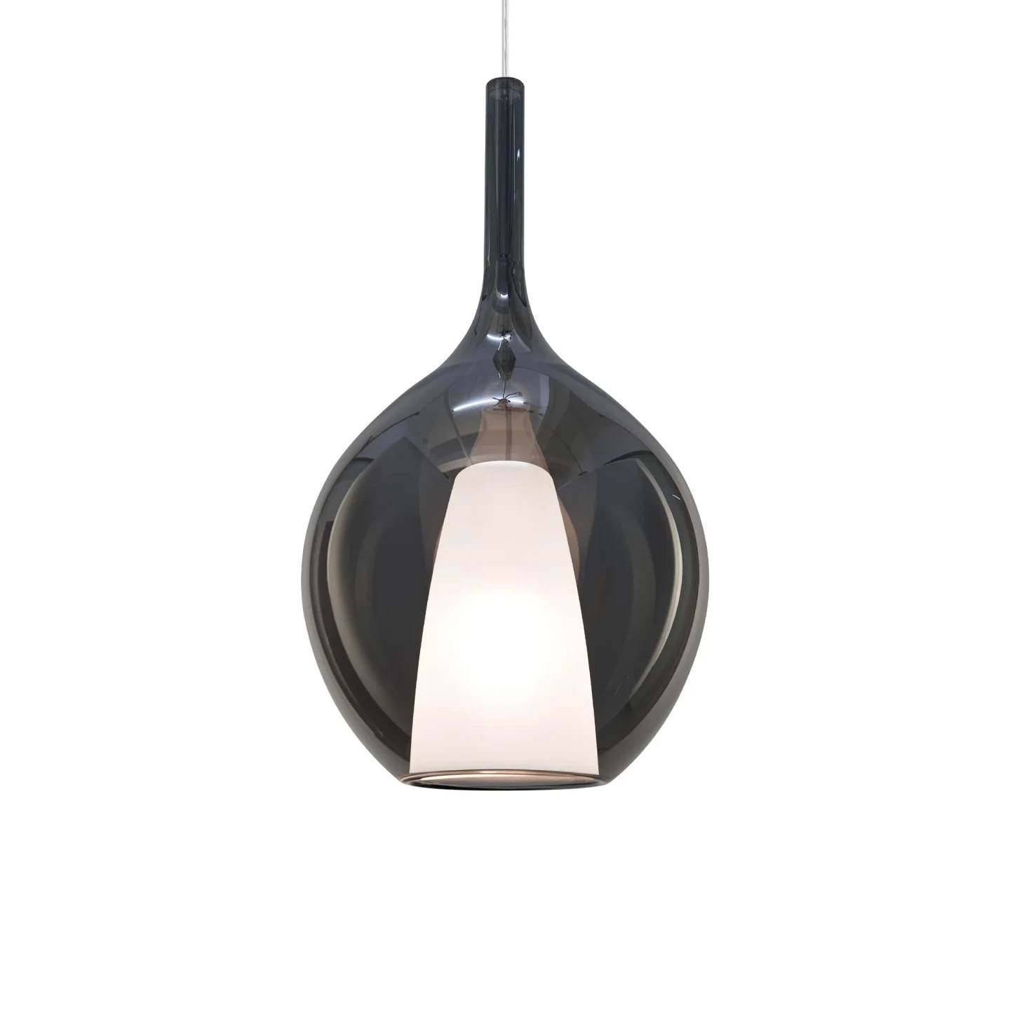 Kalique SP1-2 D28 - Ideal Lux - lampa wisząca – kolor Dymny (nr kat. 359618)