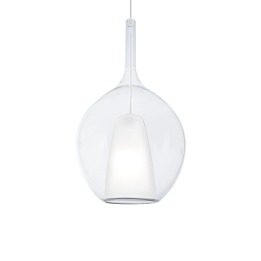 Kalique SP1-2 D28 - Ideal Lux - lampa wisząca – kolor Przezroczysty (nr kat. 359670)