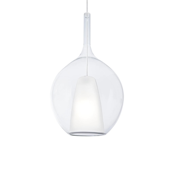Kalique SP1-2 D28 - Ideal Lux - lampa wisząca – kolor Przezroczysty (nr kat. 359670)