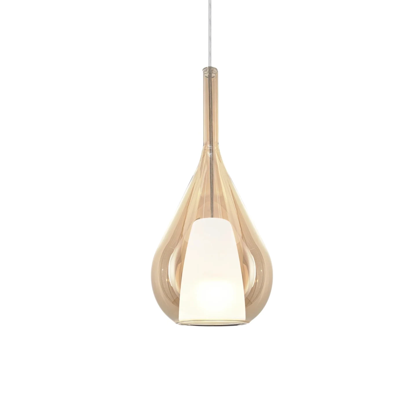 Kalique SP1-3 D18 - Ideal Lux - lampa wisząca – kolor Bursztynowy (nr kat. 360058)