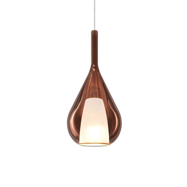 Kalique SP1-3 D18 - Ideal Lux - lampa wisząca – kolor Miedź (nr kat. 360065)