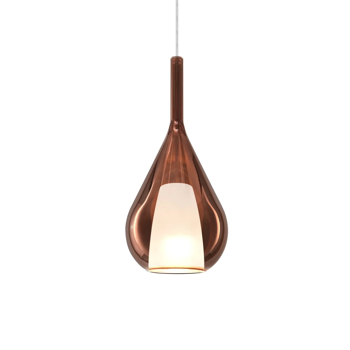 Kalique SP1-3 D18 - Ideal Lux - lampa wisząca – kolor Miedź (nr kat. 360065)